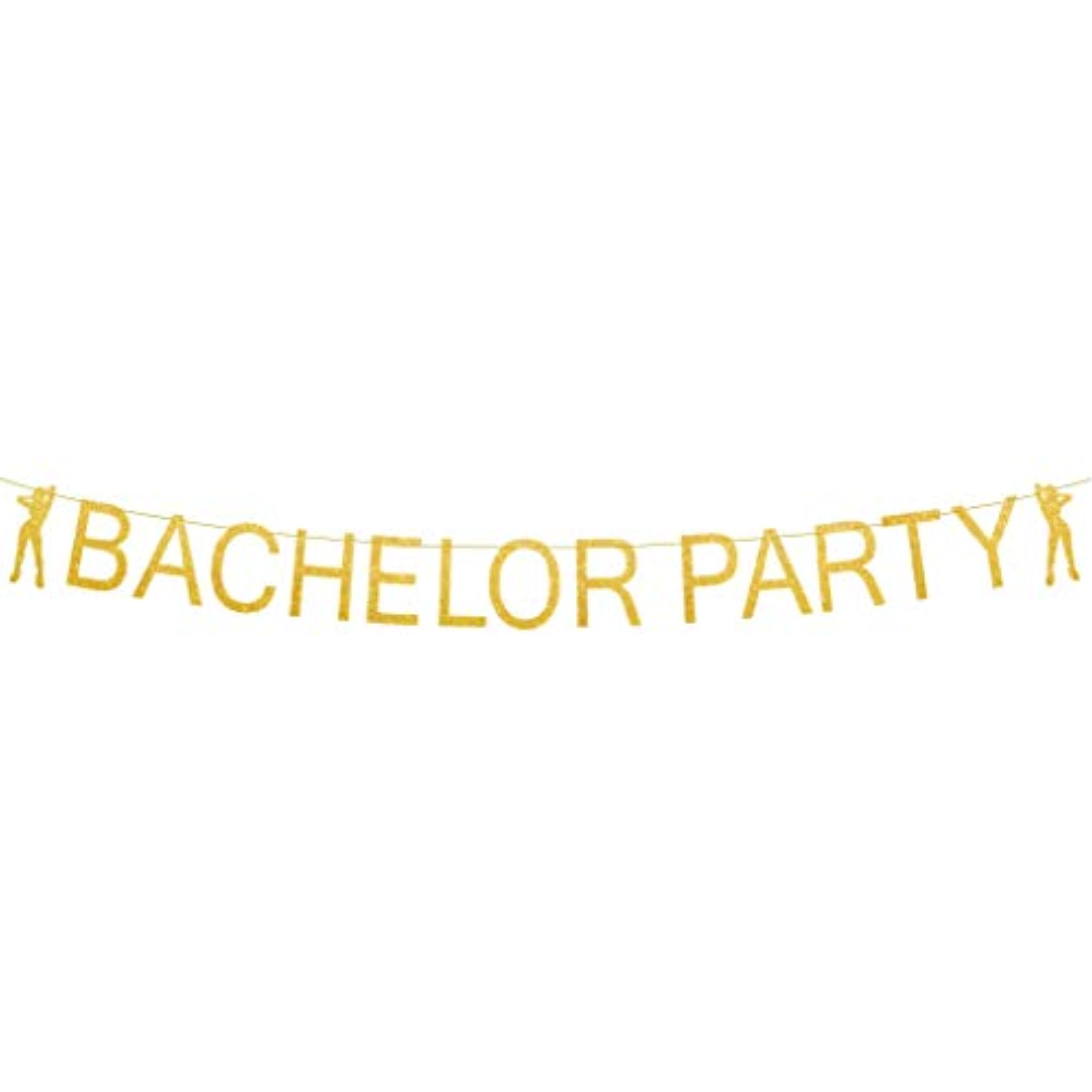 BroSash Bachelor Party Banner - Gold Sexy Stripper Bachelor Banner Bachelorette  Party Decorations Naughty Wedding Decor Groom to Be Favor Garland Sign  Bride Bridal Shower Supplies Engagement Idea